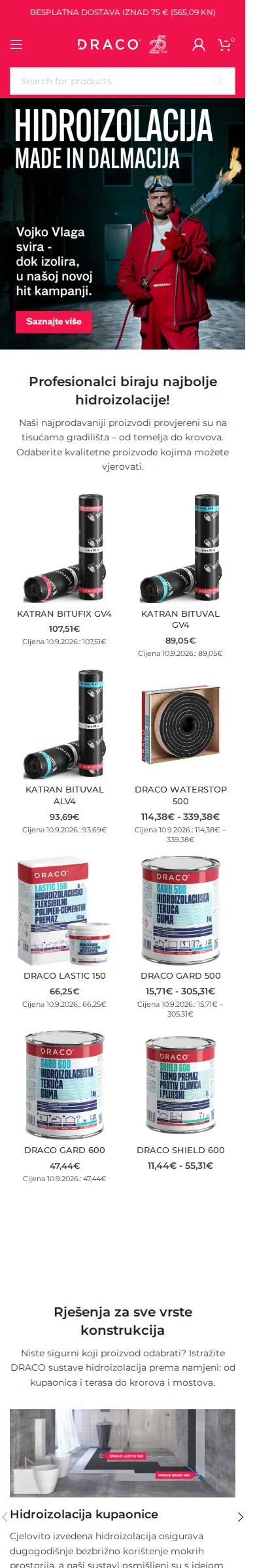 dracopro.com na mobitelu